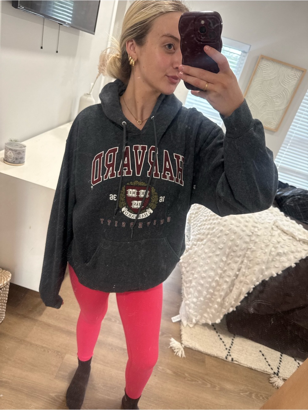 HARVARD hoodie L - Picture 4 of 13